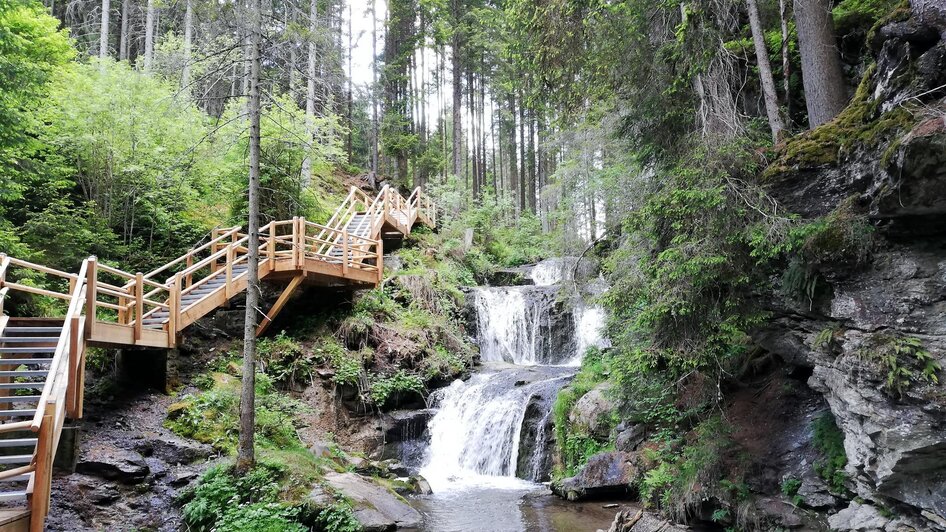 Den Waserfall hautnah erleben | © Tourismusverband Murau