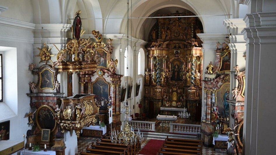 Salvator Kirche Breitenfeld Innen | © TVB Riegersburg