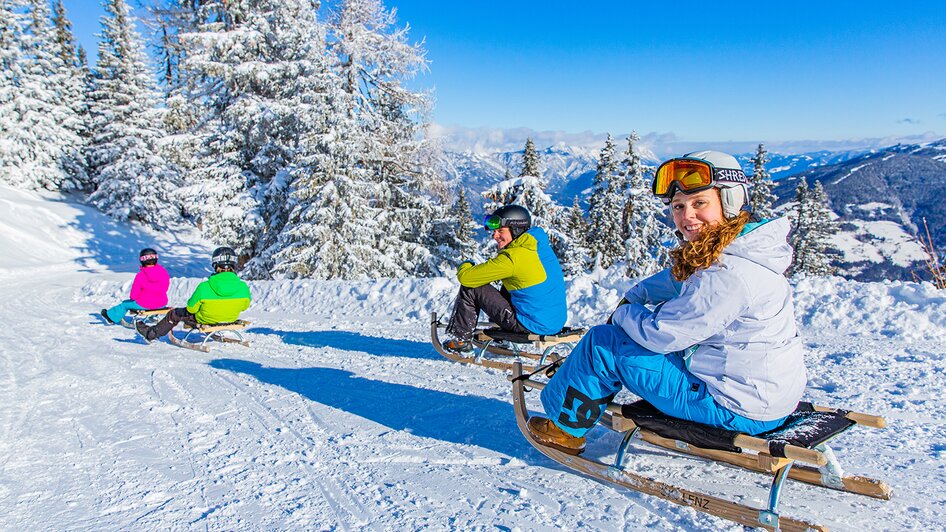 Familienrodeln auf der Hochwurzen